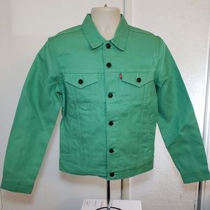 Levis Mens Trucker Raw Unwashed Denim Jean Jacket